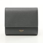 セリーヌ スモール トリフォールドウォレット ブランドオフ CELINE レザー 三つ折り財布 レザー 中古 レディース