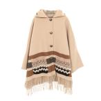  we k end Max Mara CUCITO A MANO бренд off WEEK END Max Mara шерсть пончо б/у женский 