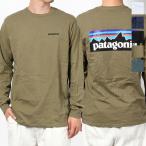 patagonia パタゴニア メンズ Tシャツ ロンT MENS L/S P-6 LOGO RESPONSIBILI-TEE 38518 ネコポス対応可