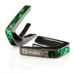 ta задний kapoThalia Capos Exotic Shell Series Emerald Green Abalone / Black Chrome гитара 12 дюймовый порожек накладка приложен 