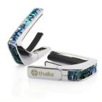 タリア カポ Thalia Capos Exotic Shell Series Maya Blue Mexican Abalone / Chrome ギター 12インチフレットパッド付属