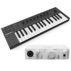 Arturia аудио интерфейс MiniFuse1 белый + Native Instruments KOMPLETE KONTROL M32 MIDI клавиатура комплект 