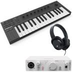 Arturia аудио интерфейс MiniFuse1 белый + Native Instruments KOMPLETE KONTROL M32 + наушники KHP-001 комплект 