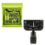 ERNIE BALL アーニーボール 2221 REGULAR SLINKY エレキギター 弦 010 - 046  + AW-OTG チューナー