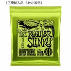 ERNIE BALL アーニーボール 2221 REGULAR SLINKY レギュラースリンキー エレキギター 弦 010 - 046 6セット 《ゆうパケット便》