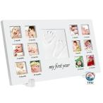  новорожденный baby рама отпечаток руки отпечаток ноги фоторамка младенец глина 12 листов фоторамка младенец отпечаток руки сувенир отпечаток руки отпечаток ноги комплект рука принт & foot принт fre