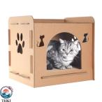  кошка bed кошка house домик для кошек . днем . картон house холод . меры теплоизоляция защищающий от холода . пол сборка простой высокая плотность ржавчина восстановление простой -тактный отсутствует аннулирование популярный 