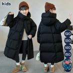  чёрный цвет bench пальто девочка ... длинное пальто с хлопком Kids внешний Junior с хлопком жакет одиночный цвет Корея ребенок одежда Hokkaido зима одежда толстый жакет 120