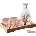  жаростойкий стекло посуда для сакэ холодный sake стекло бутылочка для сакэ комплект рука ... Sakura узор имеется стакан комплект 6 позиций комплект холодный посуда для сакэ . бутылка чашечка для сакэ sake чашечка для сакэ стекло бутылочка для сакэ японкое рисовое вино (sake) для температура sake 