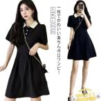  One-piece короткий рукав Polo One-piece женский Mini Mrs. спорт колени сверху длина A линия рубашка-поло One-piece flair Golf одежда chuni