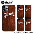 Thalia タリア ギブソン iPhoneケース Indian Rosewood / Gibson PEARL LOGO【Gibson社オフィシャルライセンス】