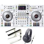 Pioneer DJ контроллер XDJ-XZ-W белый + наушники ATH-M20 + PC подставка LT100B-WT комплект ( первый раз ограничение PIONEER оригинал USB память подарок )