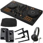 Pioneer DJコントローラー DDJ-FLX4 + ヘッドホンATH-S100 + PCスタンド + スピーカー Z200n + ダストカバー セット【DDJ-400後続機種】