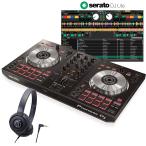 Pioneer DJ ¥Ñ¥¤¥ª¥Ë¥¢ DDJ-SB3 + ATH-S100 DJ¥³¥ó¥È¥í¡¼¥é¡¼+¥Ø¥Ã¥É¥Û¥ó¥»¥Ã¥È SERATO DJ LITEÂбþ
