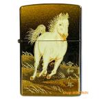 ショッピングzippo ZIPPO 2026年 干支「午」本金蒔絵 馬 和柄 ジッポー 2LAC-HORSE
