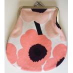 マリメッコ　MINI-UNIKKO　PIENI　KUKKARO　ミニウニッコ　ピエニクッカロ　ナチュラル×ライトピンク×ブラウン