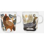 マリメッコ KETUNMARJA & PEURA MUG SET ケトゥンマルヤ & ペウラ マグセット 2.5DL 2PCS マルチカラー