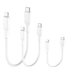 短い iPhone 充電ケーブル 純正 MFi認証 USB C ライトニングケーブル 3 本セット 10cm/20cm/30cm タイプC Ligh 送料無料
