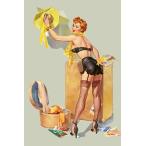 Pin-Up Notebook: Vintage Pin-Up Girl Retro 1940s 1950s Art J