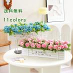 雪蓮花 菊 花器付き 造花 花束 インテリアフラワー フラワーアレンジメント アートフラワー 鉢植え 観葉植物 インテリア 母の日 記念日 ギフトウェディング