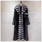 上品 毛皮コート ファーコート ジャケット レディース 切り替え ミンク フェイクファー ゴージャス 冬アウター 暖かい コート あったかい ロング丈 折り襟 無地