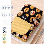 家計管理ケース50枚両面収納カード袋1枚刺繍猫柄お札入れ貯金家計簿通帳ケー...