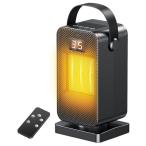 Purivortex セラミックヒーター 小型 【2025冬新型 省エネ】800W 電気ストーブ 速暖 省エネ 暖房器具 ファンヒーター 脱衣所