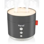 ショッピングアロマ加湿器 【極上の潤い】 Nevel 加湿器 小型 12h連続運転 卓上 寝室用 大容量800ml 静音 アロマ 12畳まで対応 卓上加湿器 超音波式 お