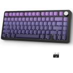 ATTACK SHARK x AJAZZ X85 �Q�[�~���O�L�[�{�[�h ���J�j�J���L�[�{�[�h bluetooth ���C�����X ���� ���Ő��X�C�b
