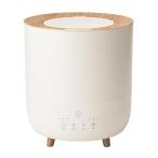 ショッピングアロマ加湿器 スリーアップ WOOD STYLE ハイブリッド式 アロマ 加湿器 上部給水 10畳 最大加湿量350ml/h 3.5L アイボリー HB-AZ