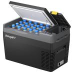 BougeRV 車載冷蔵庫 29L -22℃〜10℃ 急速冷凍 ポータブルれいぞうこ 【バッテリー内蔵可能】車載冷蔵冷凍庫 3WAY電源 DC1