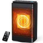 セラミックヒーター 【2025新定番・節電・AI知能恒温】 セラミックファンヒーター 8W/600W1200w 3段階 温風 ヒーター 小型 電