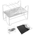 CHAKEYAKE 焚き火台 焚火台 キャンプ コンロ 折りたたみ式 折り畳み BaTaRaN焚き火台 軽量 A4サイズ コンパクト キャンプ