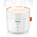 【極上の潤い】 Nevel 加湿器 小型 12h連続運転 卓上 寝室用 大容量800ml 静音 アロマ 12畳まで対応 卓上加湿器 超音波式 お