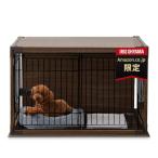 [ сеть ограничение ] Iris o-yama интерьер woody Circle ограничение Brown для маленьких собак маленький размер собака предназначенный 