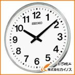 SEIKO 大型屋外防雨型オフィスクロック 直径450×78 金属枠 KH411S