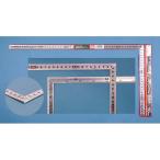 シンワ 曲尺 角厚 シルバー 50cm 裏面角目 日本一 ＜1
