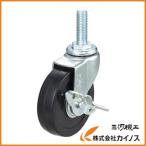 TRUSCO ねじ込み導電性ゴムキャスター スチール金具 自在S付 Φ75 TYLT-75RHES