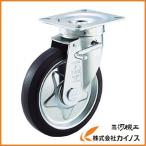 TRUSCO αプレス製ゴムキャスター 自在ダブルストッパー付 Φ150 TJB-150C