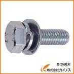 TRUSCO 座金組込ボルト トリーマー 三価白 サイズM8X40 8本入 B716-0840