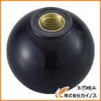 TRUSCO 樹脂製握り玉 芯金付 黒 Φ20XM5mm P-TPC20-5BK