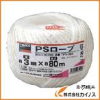 TRUSCO PSロープ 幅3mmX長さ80m 白 TPS-380