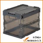 ショッピングTRUSCO TRUSCO スケルコンオリコン20L（蓋付） 黒 TR-SC20 BK