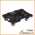 TRUSCO ルートバン 370X500 4輪自在 S付 黒 メッシュタイプ MPK-500JS-BK
