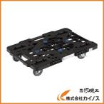 TRUSCO ルートバン 400X600 4輪自在 S付 黒 メッシュタイプ MPK-600JS-BK