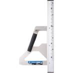 シンワ　丸ノコガイド定規　エルアングル　かるぴた　45cm　併用目盛　＜73205＞