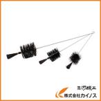 TRUSCO 理化学ブラシ 瓶洗い用 黒豚毛 スチール柄4号 TBP-T4J