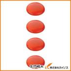 トラスコ中山 TRUSCO カラーマグネット（4個入） 赤 40パイ TCM-404-R TCM404R