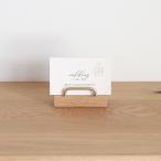  карта подставка [ дуб × латунь ] модный Северная Европа способ визитная карточка установить магазин карта установить натуральное дерево натуральный магазин инвентарь Event инвентарь 