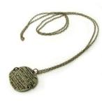 Yahoo! Yahoo!ショッピング(ヤフー ショッピング)ネックレス ペンダント コイン アンティークカラーロングネックレスkn20010